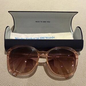 Warby Parker Nancy Sunglasses in Rose Crystal